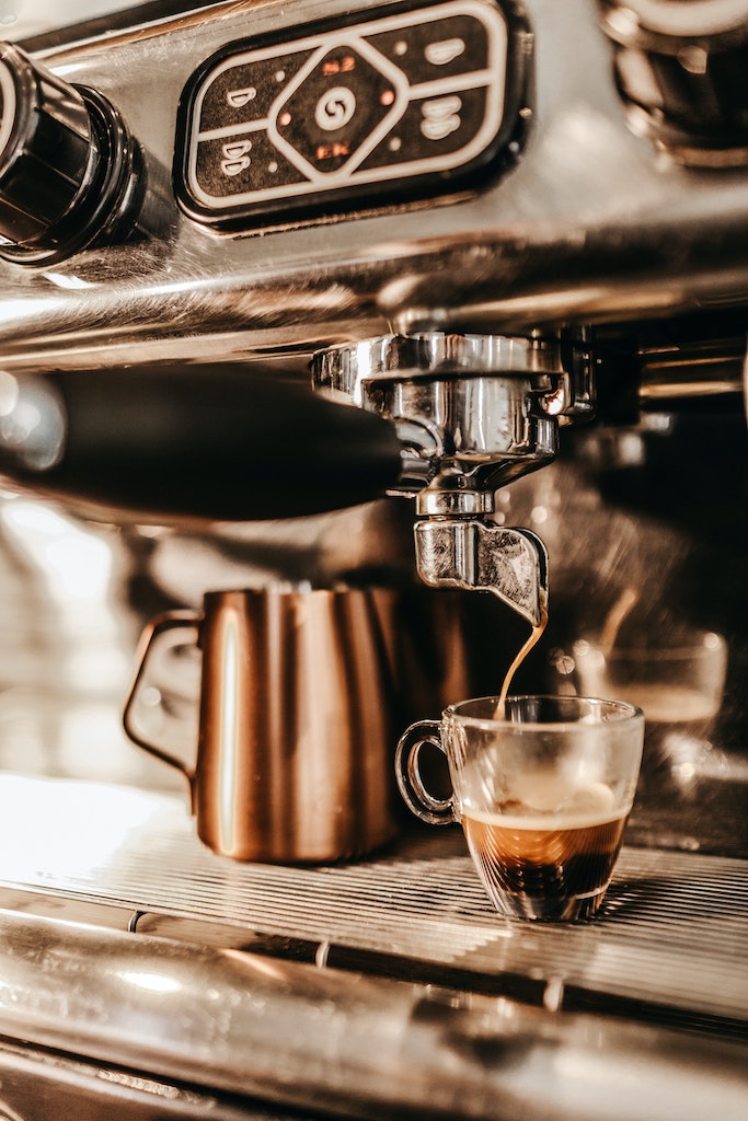 EL origen del café. Preparación de un espresso.